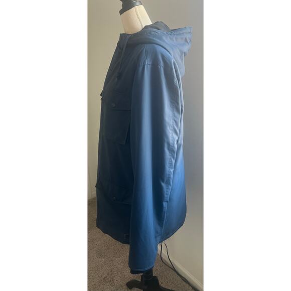 Vans The Men’s Westmark MTE Blue Hooded Pockets Zip Up and Snap Parka Jacket M - Picture 4 of 16